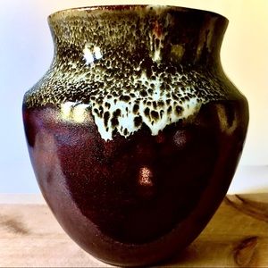 Vintage Art Drip-Glazed Pottery